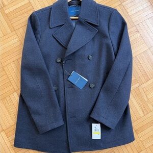 NWT - Cole Haan Double-Breasted Navy Peacoat - Great for Spring!